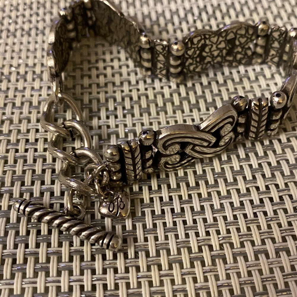 BRIGHTON retired heart Silver Celtic Knot Pendant